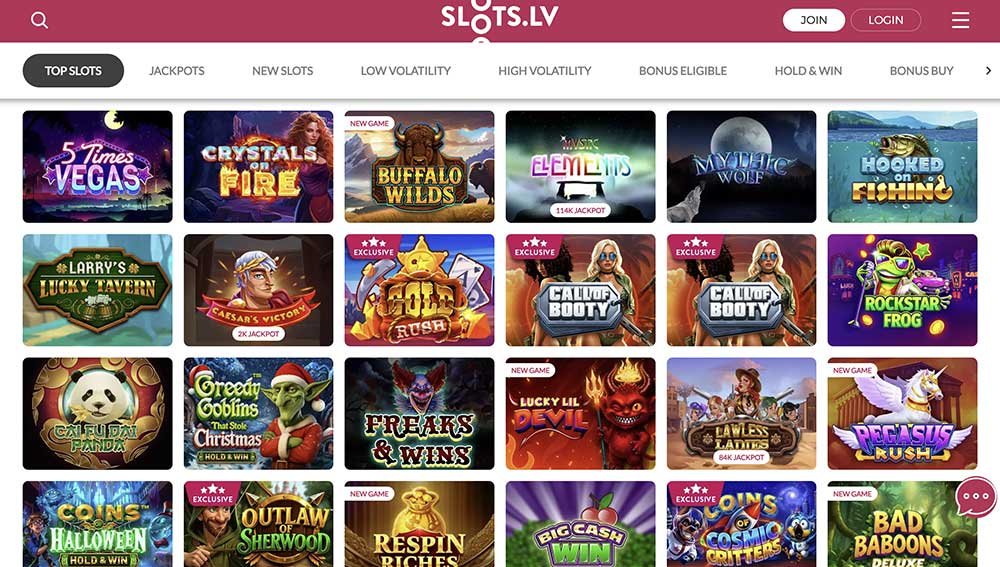 Slots.lv Top Review 2