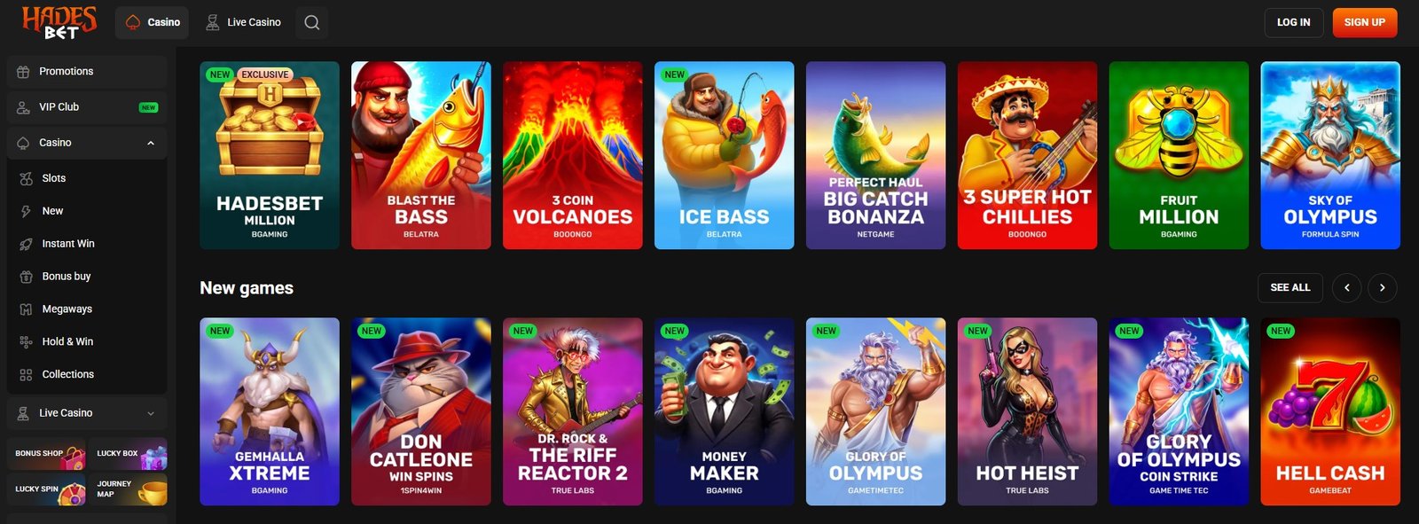 HadesBet Casino Top Review 2