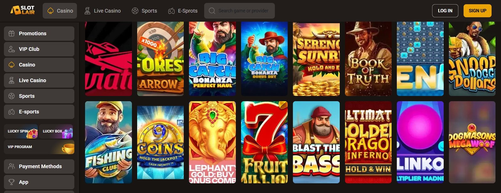 Slot Lair Casino Top Review 2
