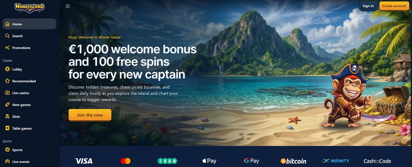 Winner Island Casino Top Review 1